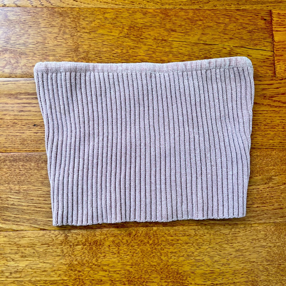 LA Hearts Chenille Tube Top